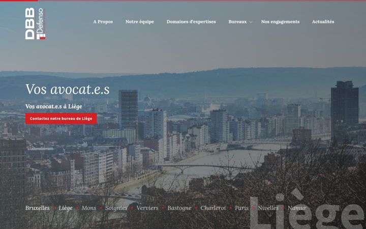 Screenshot of dbbdefenso.be