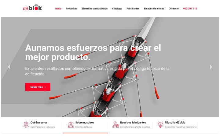 Screenshot von dbblok.es