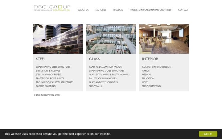 Screenshot of dbc-grp.com