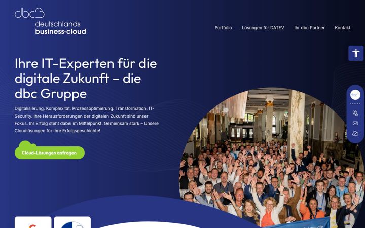 Screenshot of dbc-gruppe.de