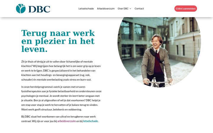 Snímek obrazovky dbc.nl