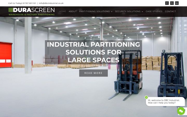 Screenshot of dbcindustrial.co.uk
