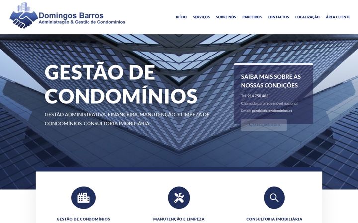 Screenshot of dbcondominios.pt
