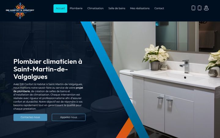 Screenshot ta' dbconfortethabitat.fr