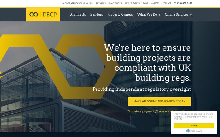 Screenshot of dbcp.co.uk