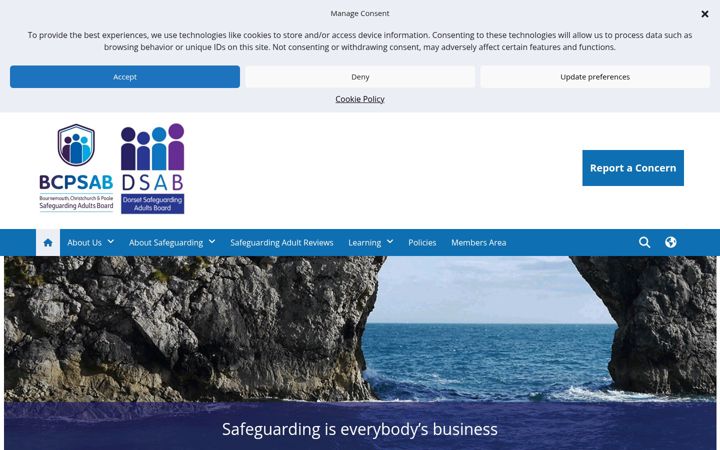 Screenshot di dbcpsafeguardingadults.org.uk