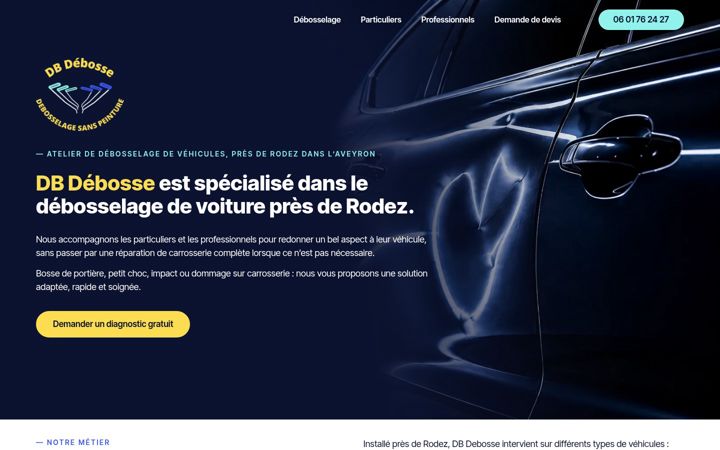 Screenshot ta' dbdebosse.fr