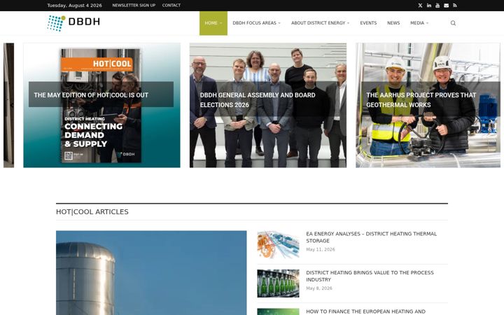 Screenshot of dbdh.dk