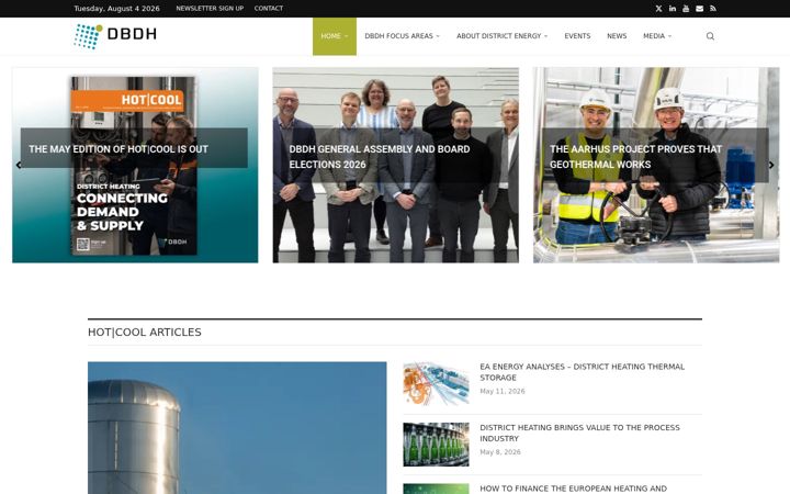 Screenshot of dbdh.org