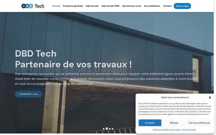 Screenshot of dbdtech.be