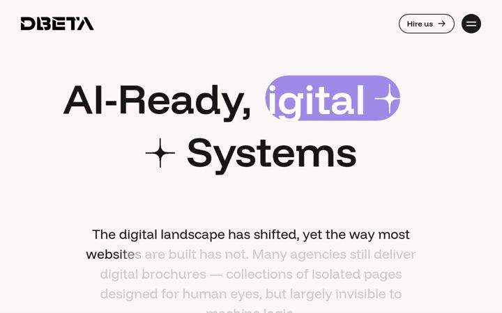Screenshot of dbeta.co.uk