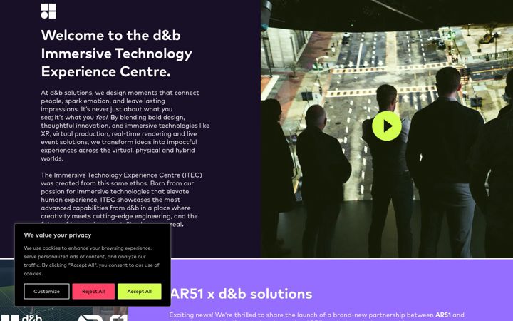 Screenshot of dbexperience.com