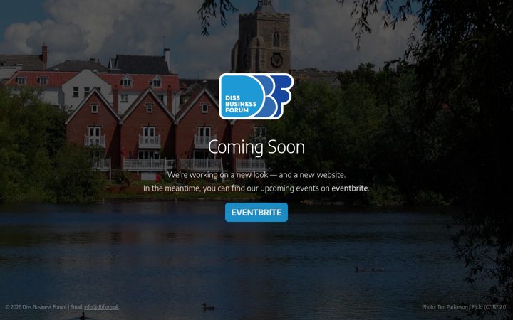 Ekrano kopija dbf.org.uk