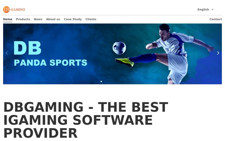 Screenshot of dbgaming.cc