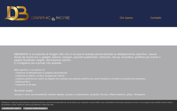 Screenshot of dbgraphic.it