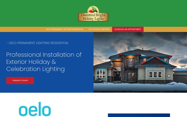 Screenshot of dbholidaylights.com