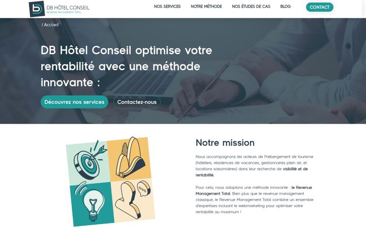 Screenshot ta' dbhotelconseil.fr