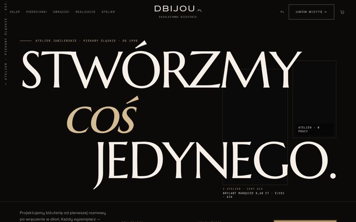 Screenshot of dbijou.pl