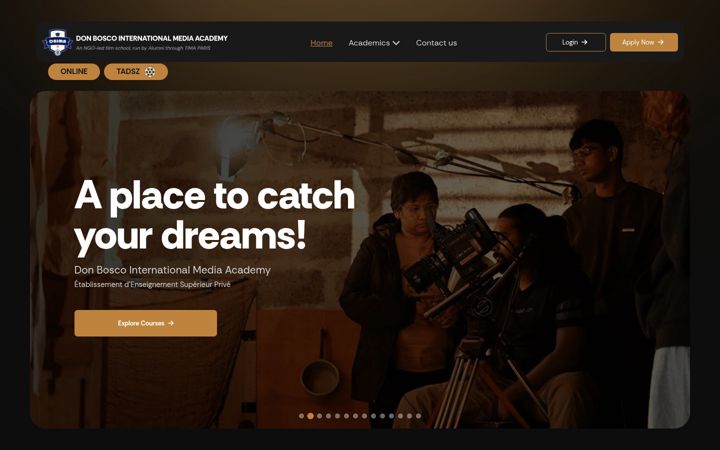 Screenshot of dbima.eu