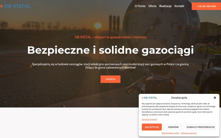 Screenshot of dbinstal.com