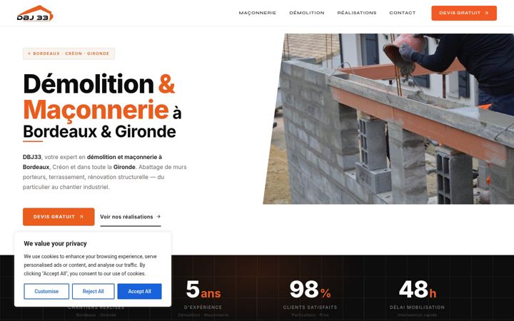 Screenshot ta' dbj33.fr