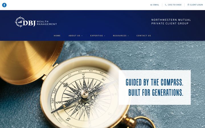 Screenshot of dbjwealthmanagement.com
