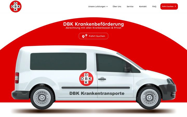 Screenshot of dbk-kb.de