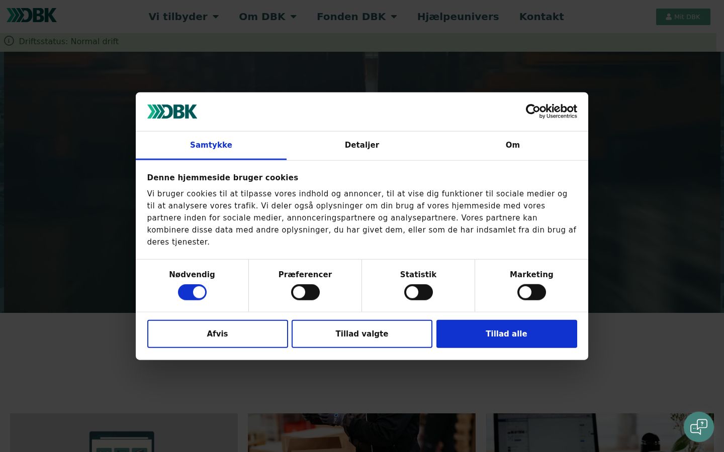 Képernyőkép a bármilyen interakció előtt megjelenő hozzájárulási bannerről