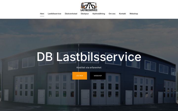 Captura de ecrã de dblastbilsservice.se
