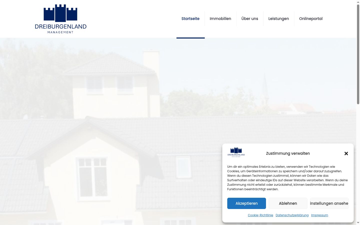 Screenshot tal-banner tal-kunsens muri qabel kwalunkwe interazzjoni