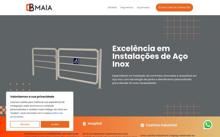 Екранна снимка на dbmaia.com.br