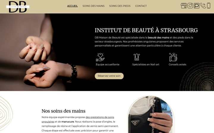 Screenshot ta' dbmaisondebeaute.fr