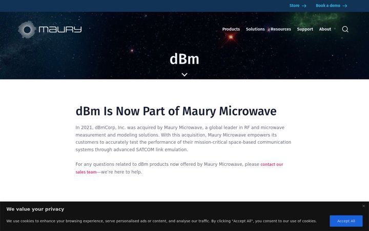 Screenshot of dbmcorp.com