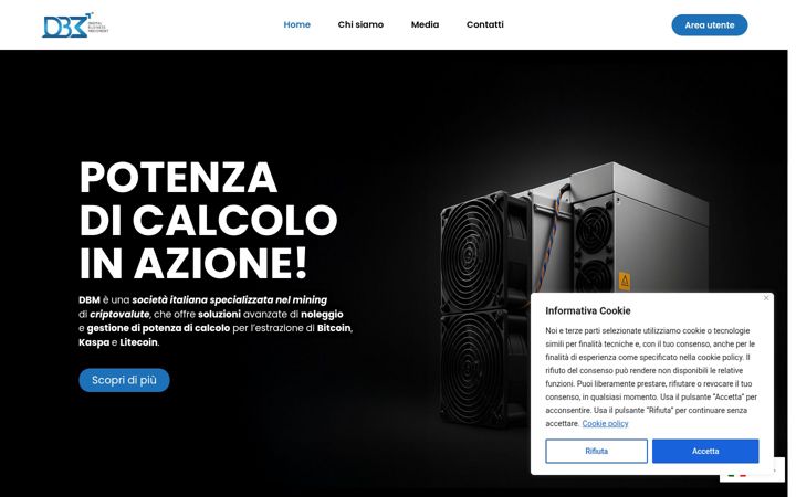 Screenshot of dbmitaliaspa.it