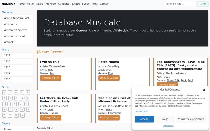 Screenshot of dbmusic.it