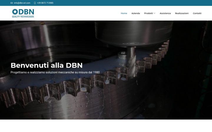 Screenshot of dbn-srl.com