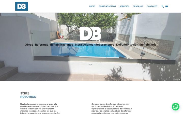 Screenshot of dbobrasyservicios.com