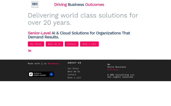 Screenshot of dboconsulting.com