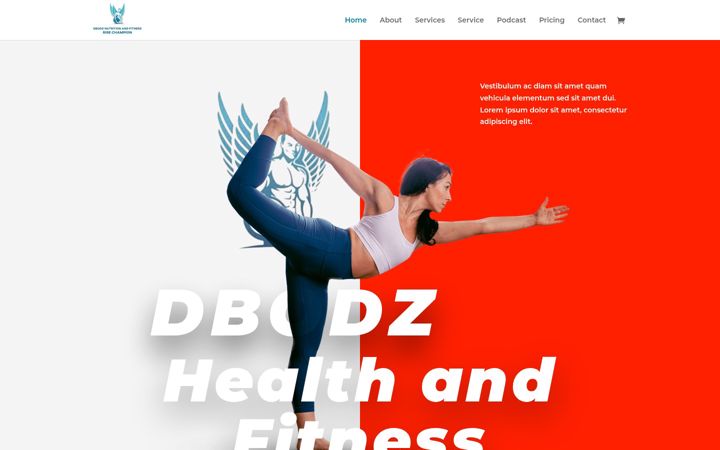 Screenshot of dbodzfitness.com