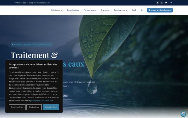 Screenshot of dbointernational.com