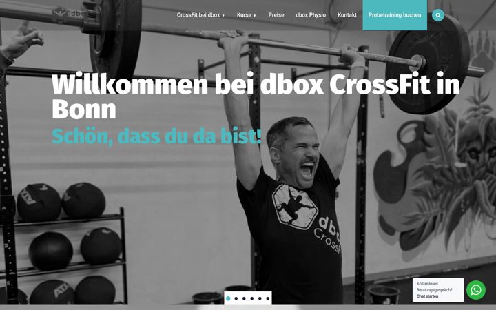 Screenshot of dbox-crossfit.de