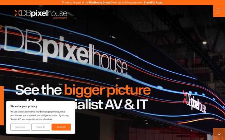 Screenshot of dbpixelhouse.com