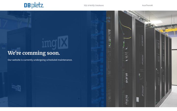 Screenshot of dbplatz.com