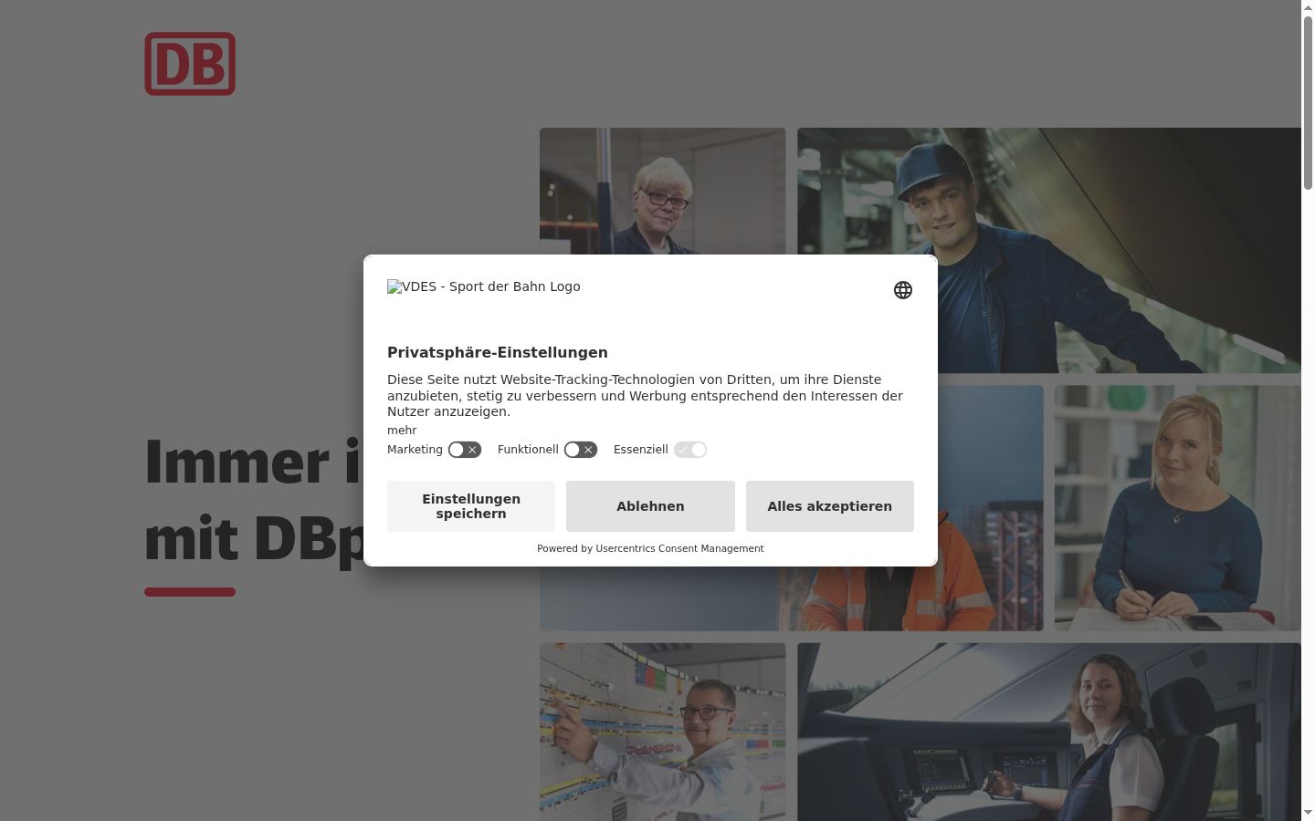 Screenshot tal-banner tal-kunsens muri qabel kwalunkwe interazzjoni
