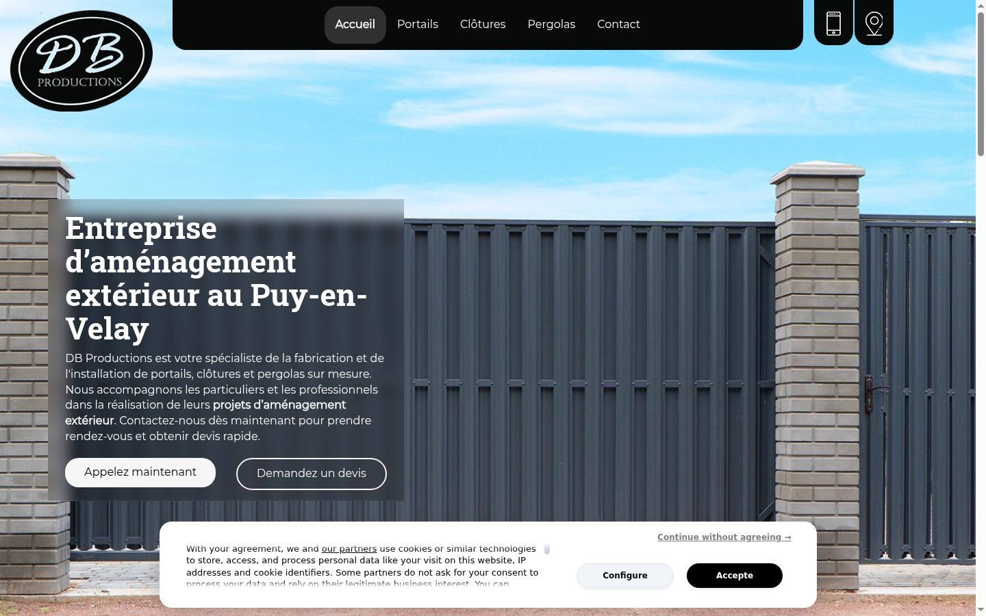 Screenshot tal-banner tal-kunsens muri qabel kwalunkwe interazzjoni