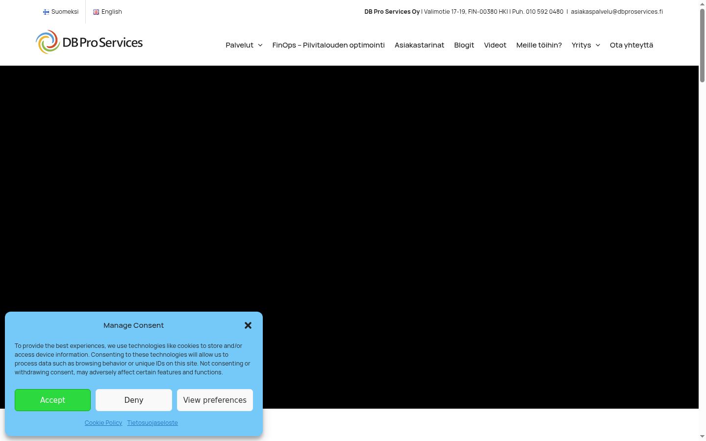 Screenshot des Einwilligungsbanners vor jeglicher Interaktion