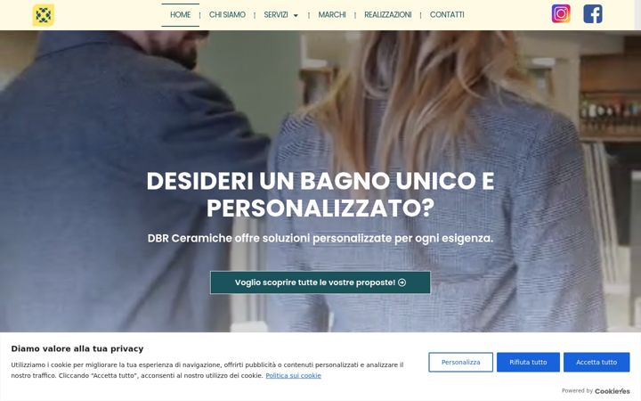 Screenshot of dbrceramiche.it