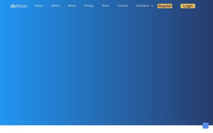 Screenshot of dbrostering.co.uk