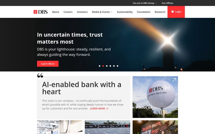 Zrzut ekranu dbs.com