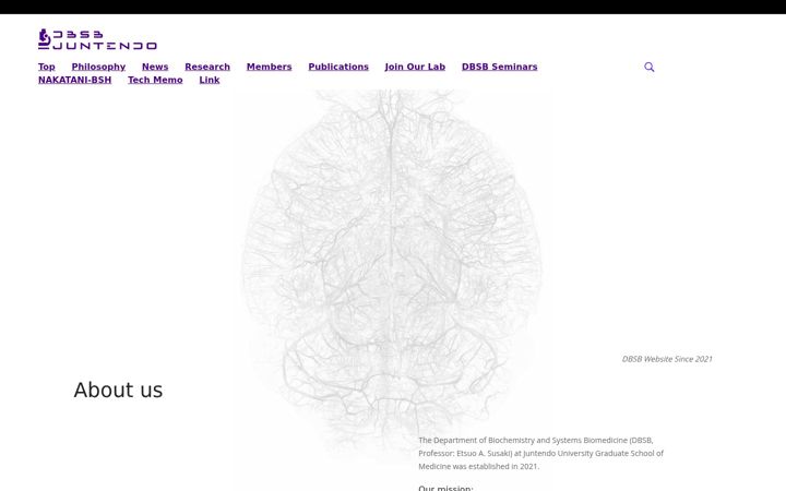 Screenshot of dbsb.science